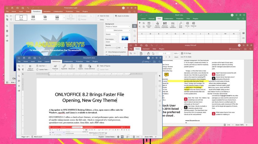 ONLYOFFICE 8.2 office suite