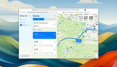 Apple Maps for Web in Firefox on Linux