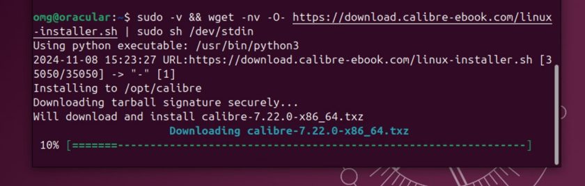 CLI is the official - but not only - way to get Calibre on Linux