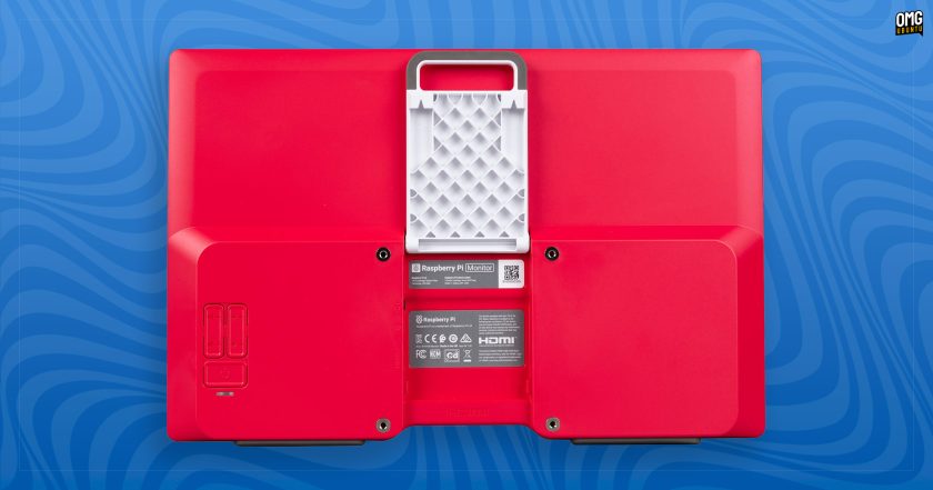 The official 15.6-inch IPS monitor from Raspberry Pi back