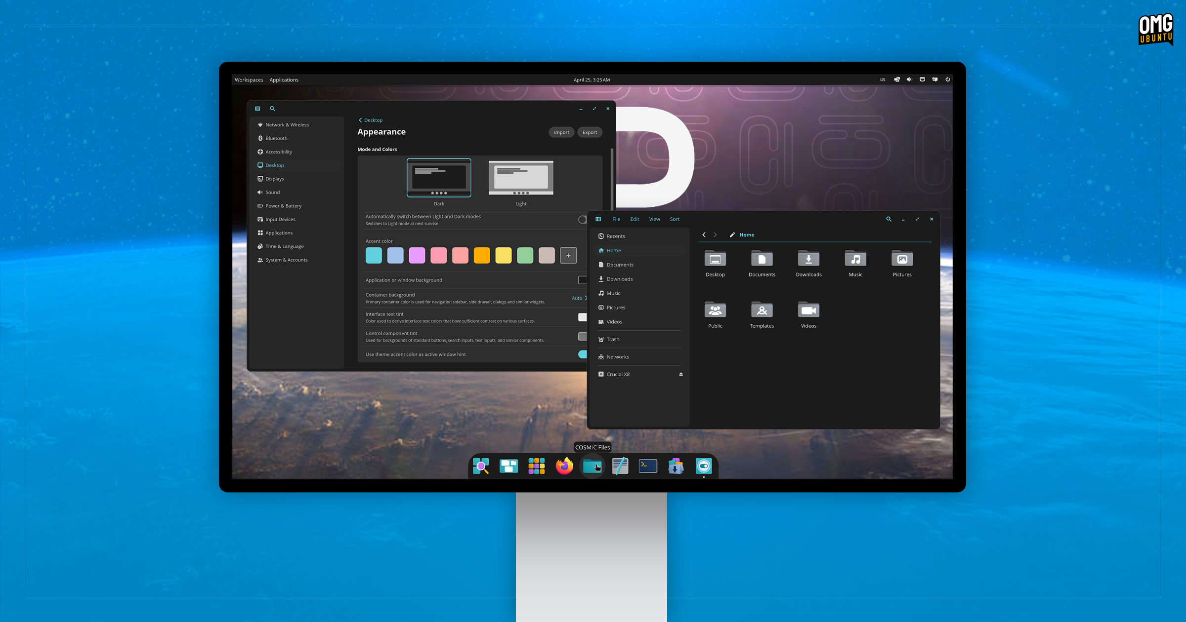 Pembaruan desktop COSMIC menambahkan aplikasi monitor sistem baru