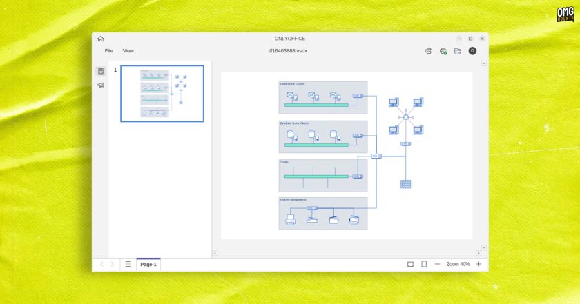 ONLYOFFICE 9.0: new diagram viewer tool screenshot