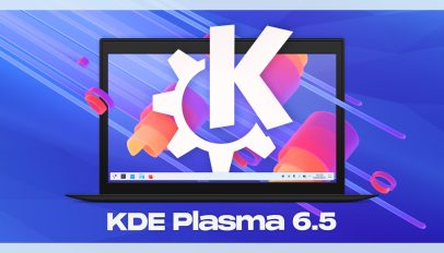 KDE Plasma 6.5 graphic.