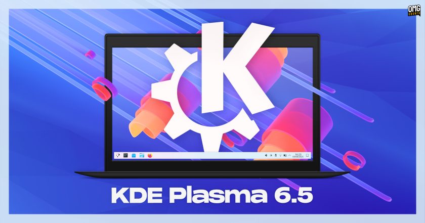 KDE Plasma 6.5 graphic.