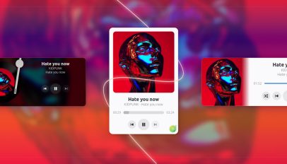 turntable music widget.