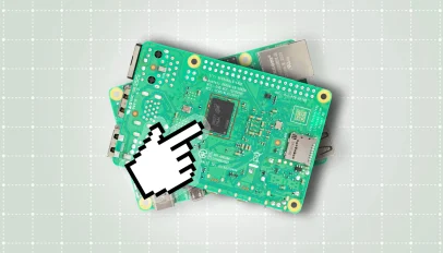 Raspberry Pi 4 Model B Revision 1.5 showing the second RAM module on the underside.