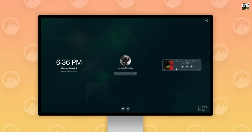 Linux Mint redesigned Lock Screen.