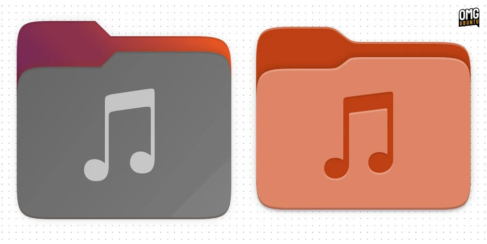 Music folder in Ubuntu 26.04 LTS.
