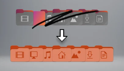 Ubuntu 26.04 new folder icons.