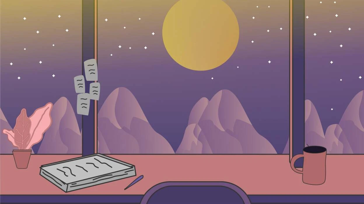 lofi beats stock image.