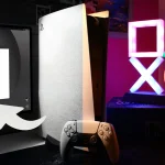 PS5 with Linux on the monitor.
