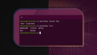 Workshop by Canonical.