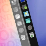 Ubuntu Dock with dynamic clock, weather and calendar icons