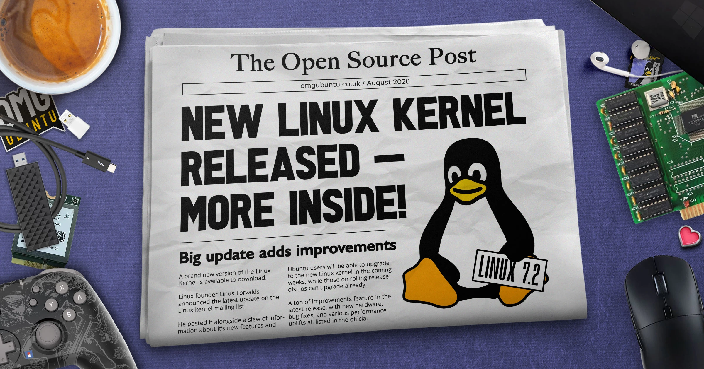 Linux 7.2 brings cache-aware scheduling, faster ext4 and Btrfs
