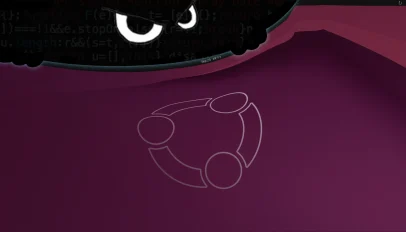 Ubuntu desktop being watched by malicious eyes