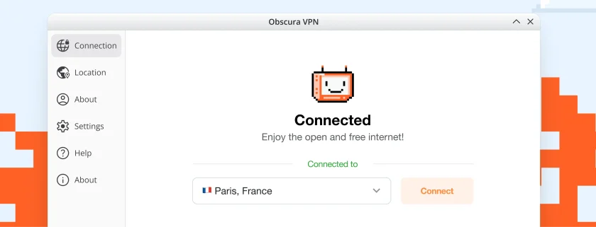 Obscura VPN Linux app