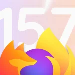 Firefox logo in front of the number 157