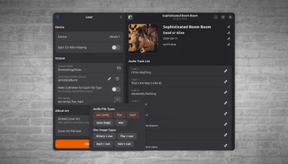 Laser GTK4 cd ripping tool
