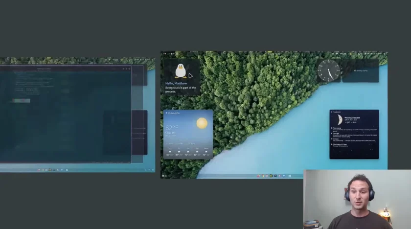 Miracle-wm 0.11 получил режим обзора в стиле GNOME Панель выбора рабочих пространств в Miracle-wm