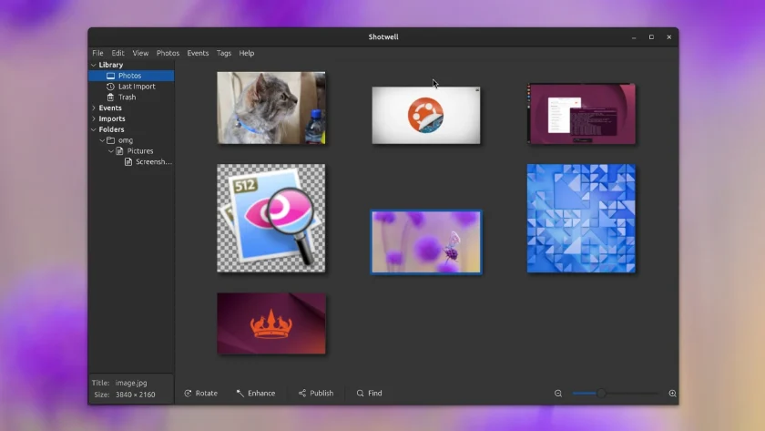 Shotwell 33 GTK4 UI