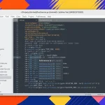 Sublime Text on Ubuntu showing a Python file open