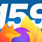 Firefox logo and the number 159.