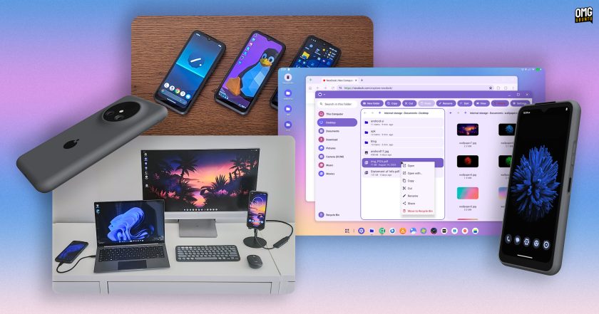 NexPhone devices collage.