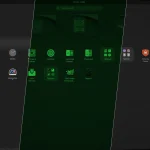Three Shader Effects in a split screen arrangement.