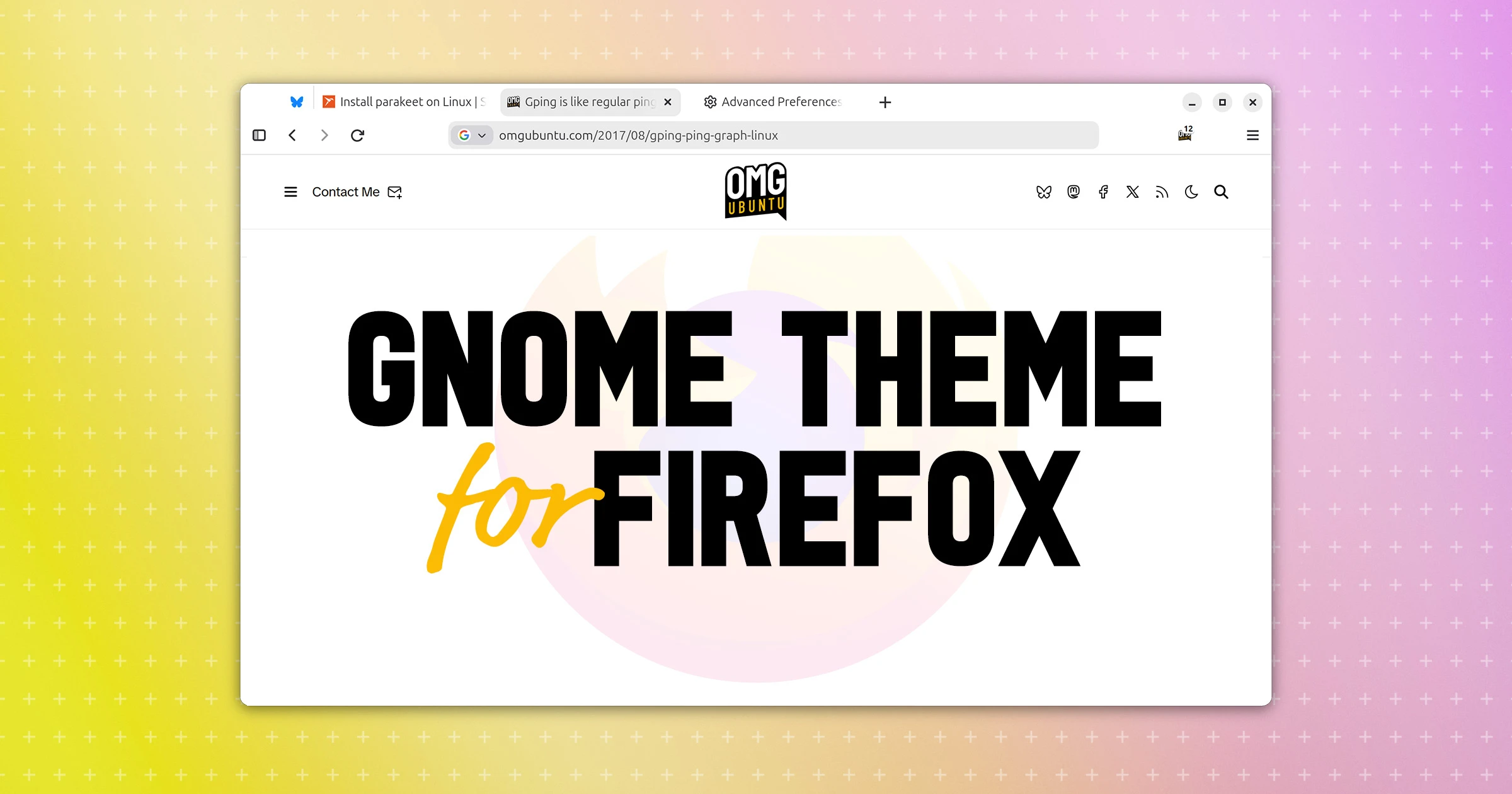 Firefox GNOME theme updated to work with Nova